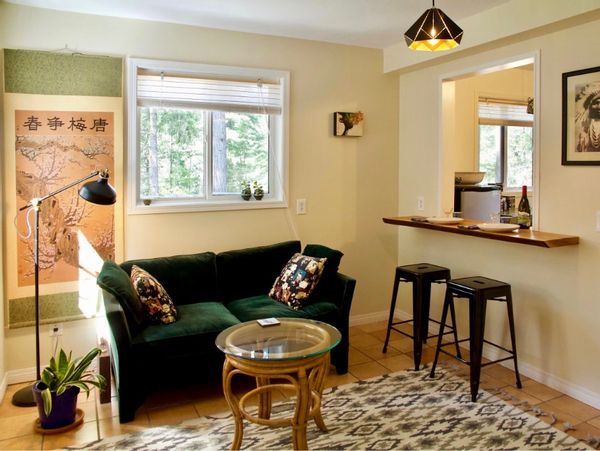 Bohemian Garden Suite with Ocean Views on Salt Spring Island