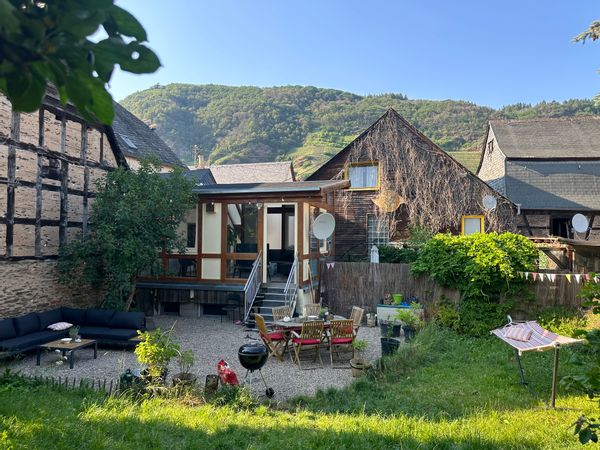 Small characteristic house in the moselle valley