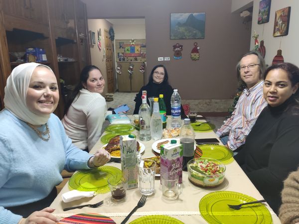 a latin house  with cultural and art enviroment