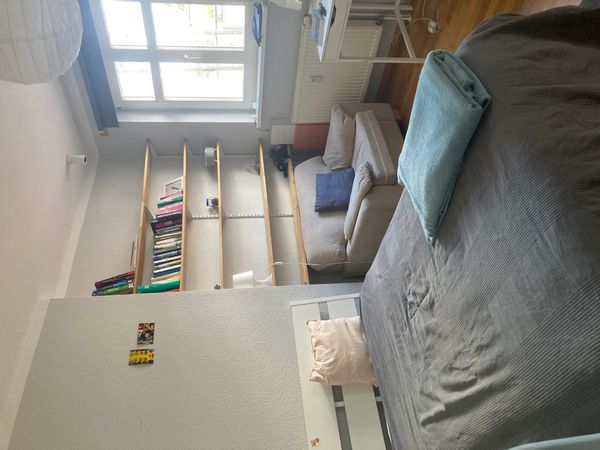 Valentin and Judit's private room in a cosy apartment