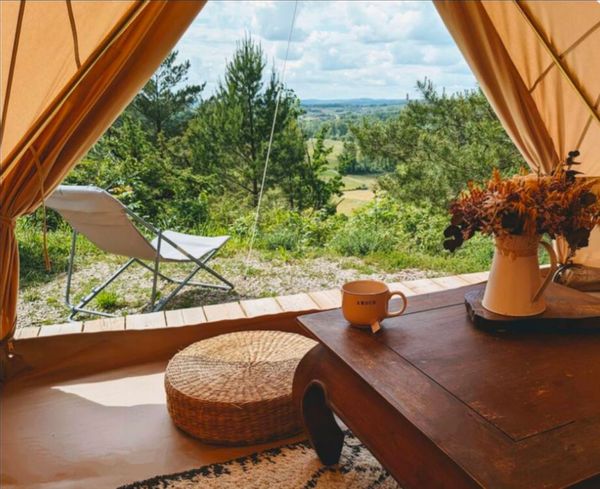 Un tipi avec vue