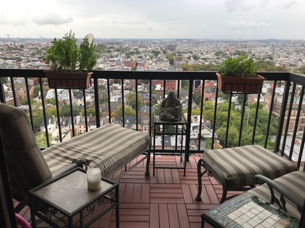 Cozy, sunny, home with terrace surrounded by history, charm, convenience.