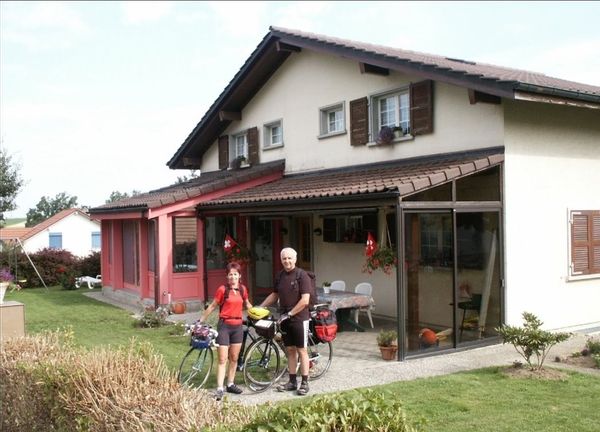 Notre maison familiale à Vuisternens-en-Ogoz en Suisse