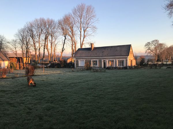 A la campagne avec un grand jardin à 10mn d’Etretat (2ème maison en échange sur la propriété)