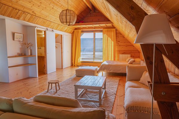 Le loft, nid tout en bois tout proche de la ria d'Etel