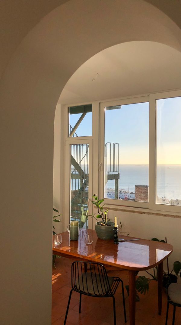 Clemence's home with a view