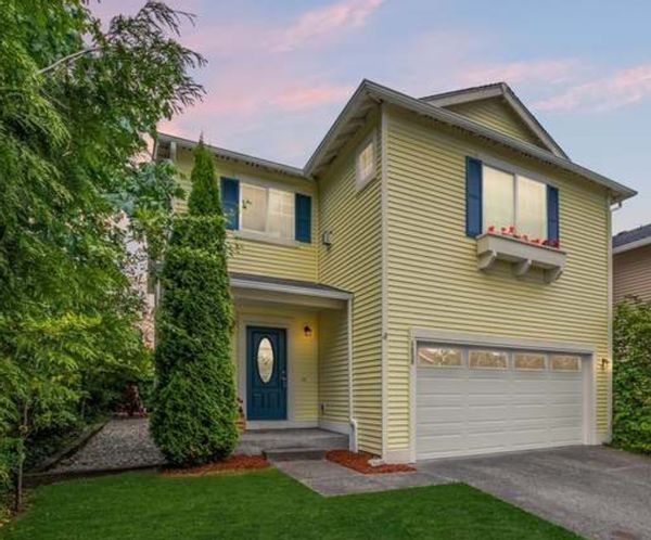 Suburban house in the Skagit Valley of Washington State