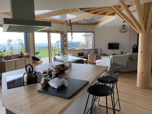 Une maison ronde super lumineuse avec une vue ++ sur la vallée du Cher