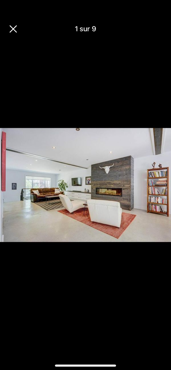 La maison de Raphaele est super sur la rive sud de Montréal, tranquille et bien aménagé