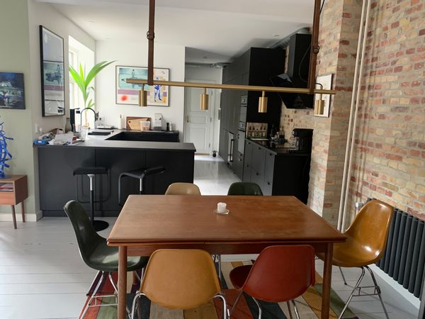 Stylishly decorated apartment in inner Vesterbro, Copenhagen.