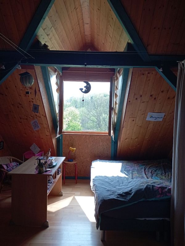 Zenitude en plein parc naturel des Vosges du Nord/ Alsace!
Chambre Azul +p'tit dej self