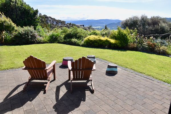 Jo and Iain's house on the hill