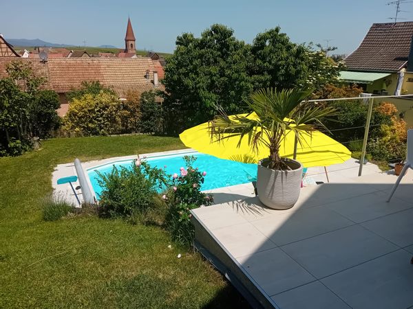 Chez Cathy et François
Maison familiale au cœur du vignoble alsacien 
Piscine et vue dégagée !