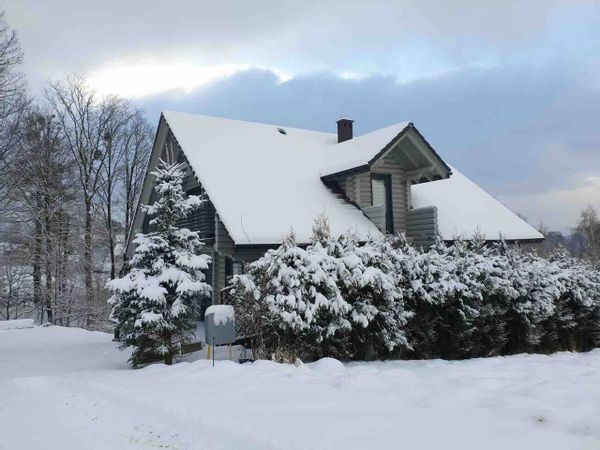Joseph's holiday home is a traditional Polish wooden house in the countryside