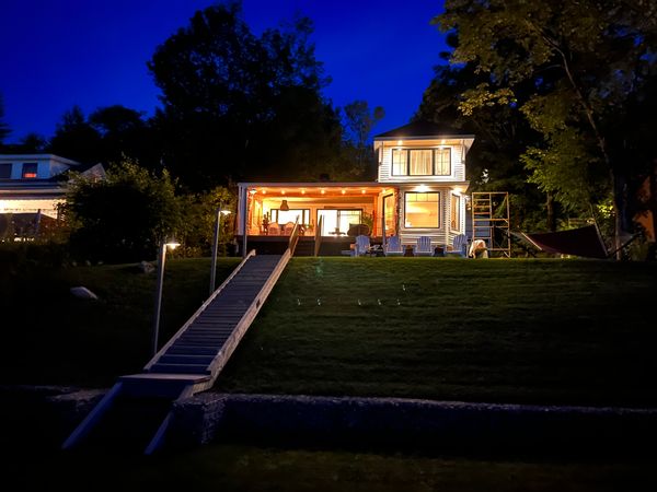Cottage on the lake near of the wonderful a town of Quebec City Canada