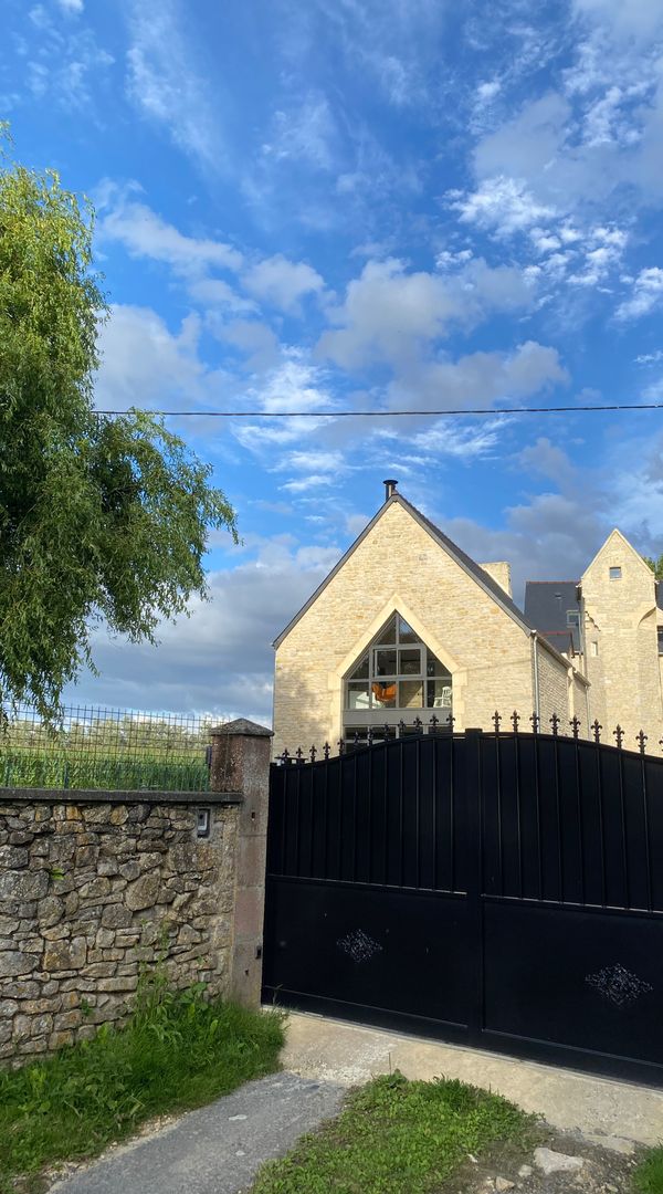 La maison de Marie et Jérôme, à côté de Bayeux en Normandie.