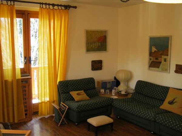 A beautiful view on Mont Blanc near Courmayeur- Apartment not avavlable at the moment- we are going to move to a bigger one