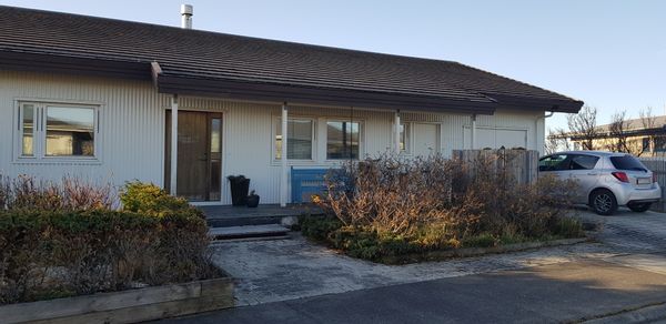 Sigrún's house in Iceland at Alftanes (Garðabær) suburb of Reykjavík