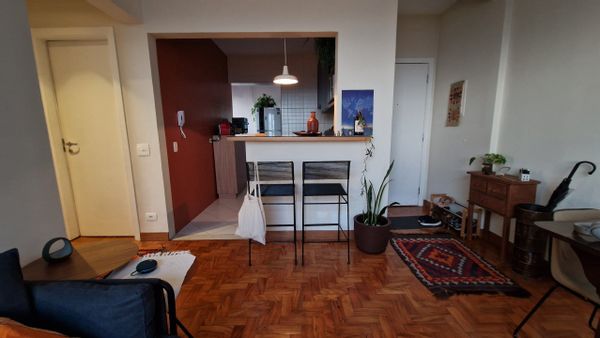 Cosy flat with skyline view