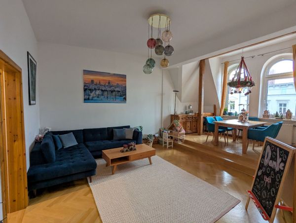 Spatious city flat in the most popular part of Halle