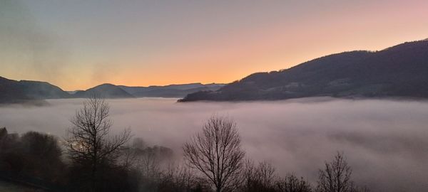 Vue sur les montagnes en Chartreuse