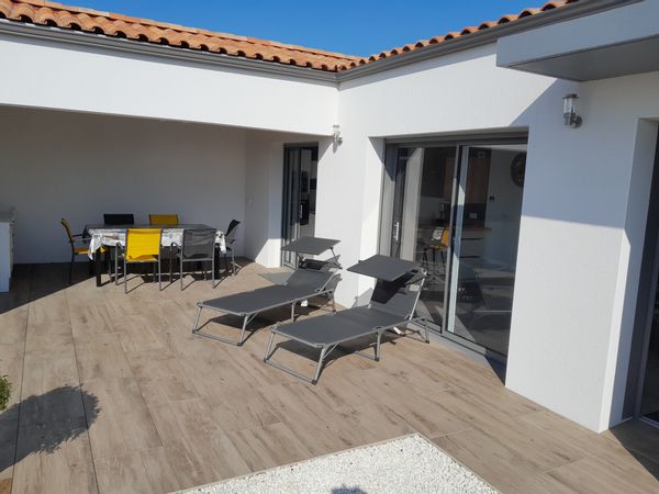 Les agapanthes la maison d Evelyne et Christian Maison  proche de la forêt et de la plage