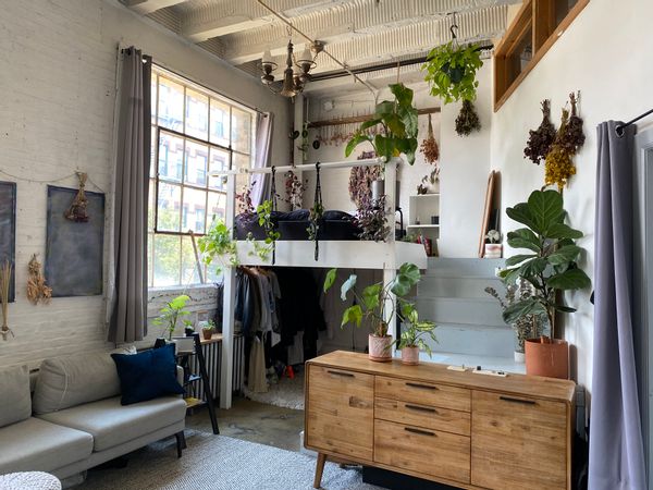 My “live and work Art Studio” in Artist community space in Brooklyn