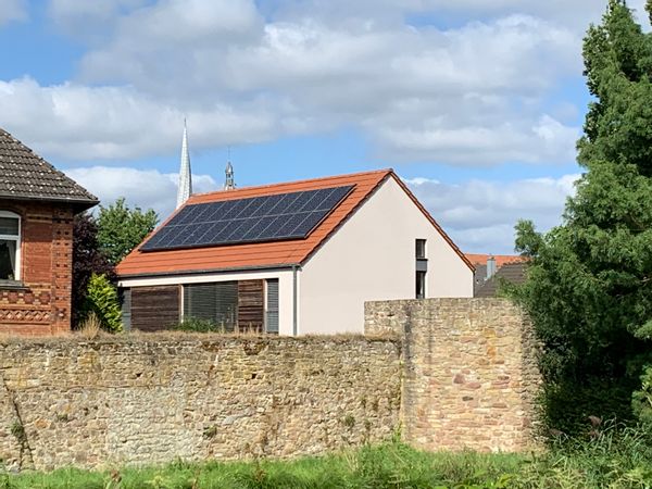 House by the city wall
