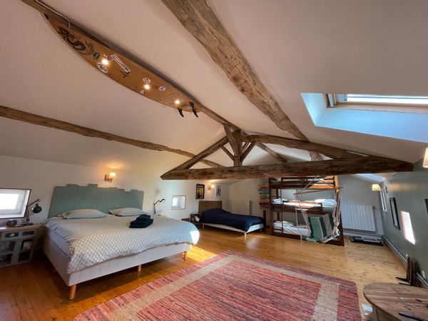 L’étage des invités de Sophie et Nicolas (séjour en hospitalité)