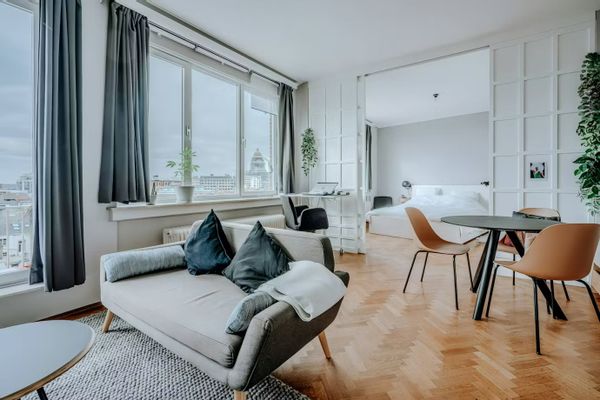 Sunset view 1-bedroom flat in the heart of Brussels