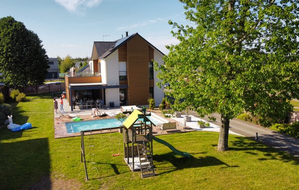 Notre maison moderne près d' Angers et des châteaux de la Loire