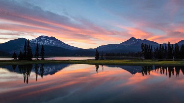 OUTDOOR WONDERLAND: Mountains and adventure are calling! (home images do not show our furniture yet)