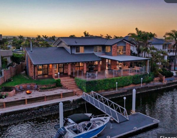 Large family waterfront house