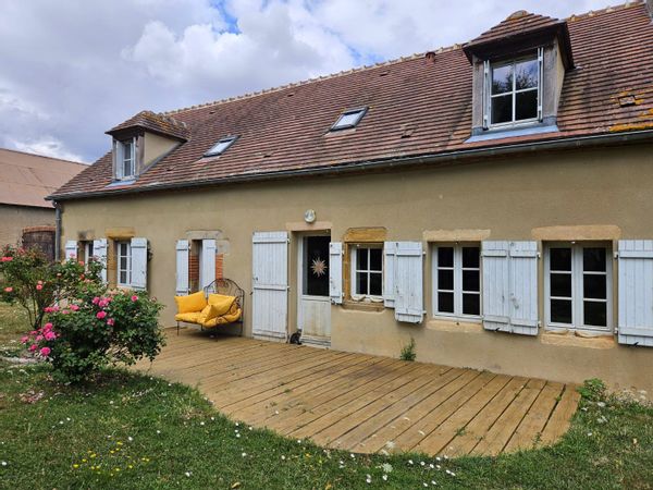 Chambre dans maison de campagne en Auvergne