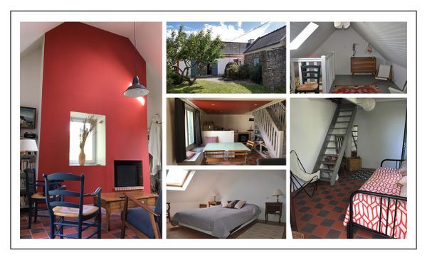 Belle Ile en Mer, la maison aux papyrus.