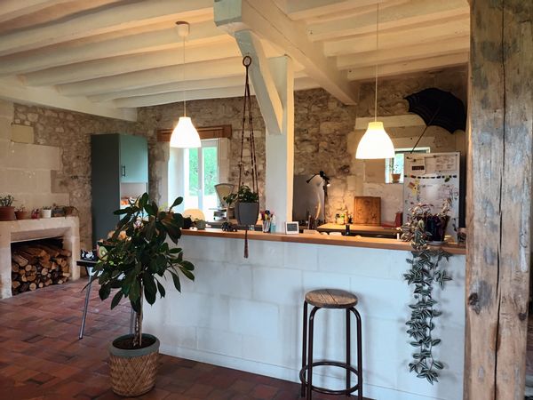 Longère familiale dans la vallée de la Loire en Sud Touraine