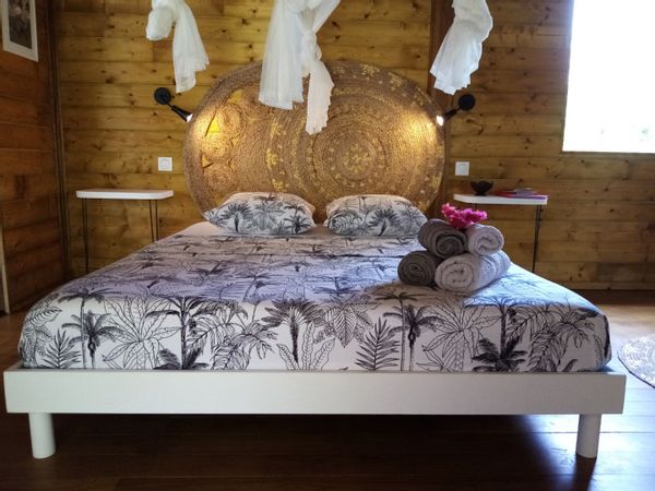 Bungalow de charme en bois. St François Guadeloupe