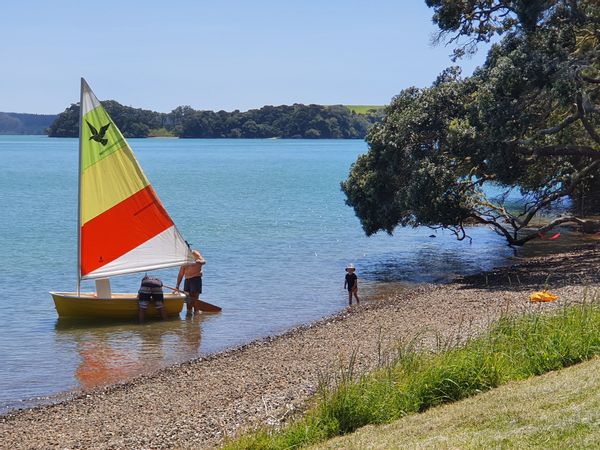 Makuri Bay. Where bush meets beach