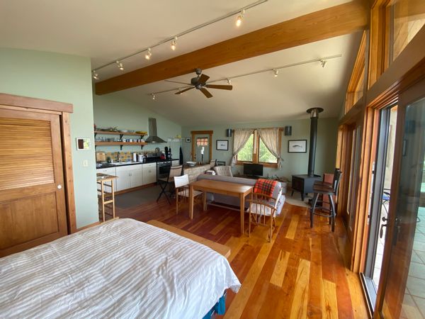 Taos Guesthouse  spectacular views of the valley;a special spot nestled in the Piñon Pines and sage