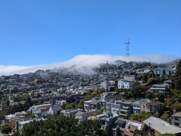 Hjem i San Francisco