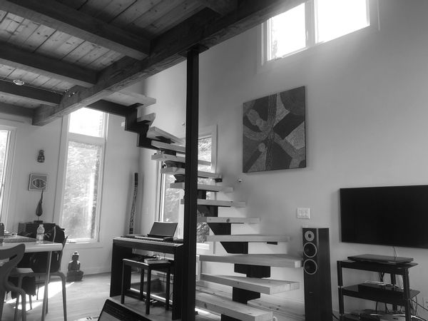 Natalie's house in a secluded setting
