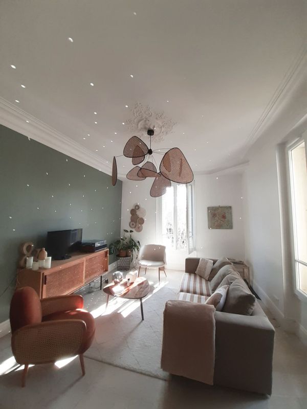 Maison familiale dans la banlieue de Paris.