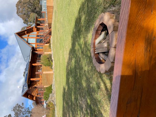 Log home in rural outskirts of Canberra