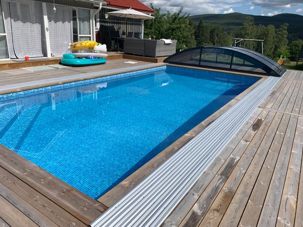 Villa med pool i Norra Dalarna