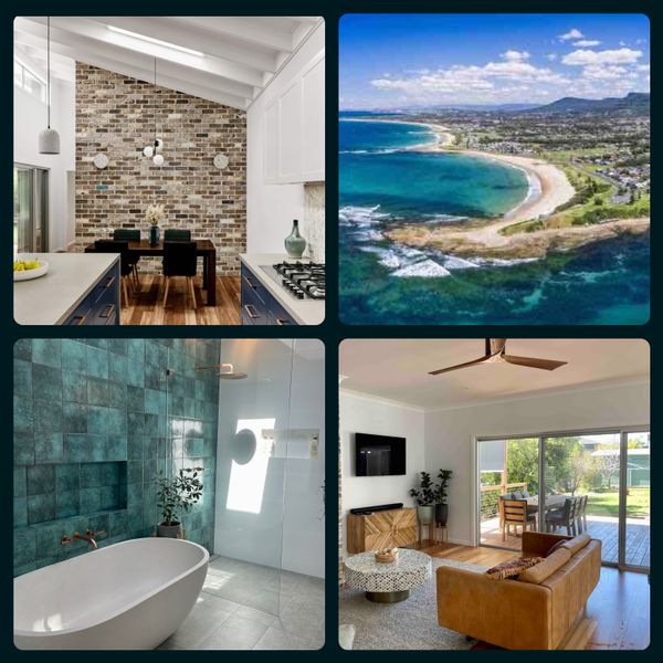 Coastal Bulli, South of Sydney, beach & bush home