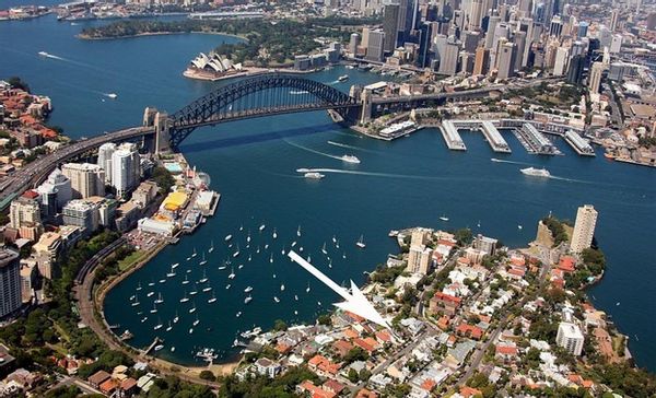 Sydney Opera House and Harbour Bridge panorama