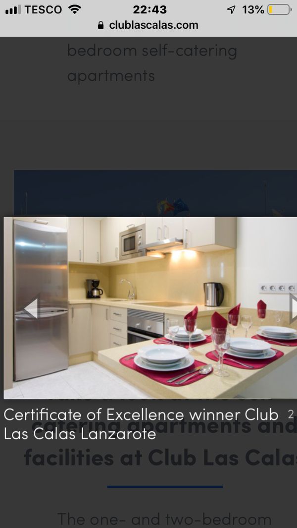Puerto del Carmen One bedroomed apartment Club Las Calas