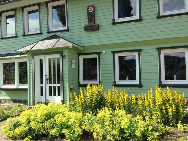 House with huge garden in little town in the mountains, close to Goslar