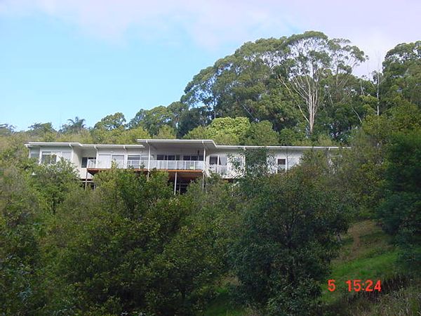 Modern open living elevated house with seaviews