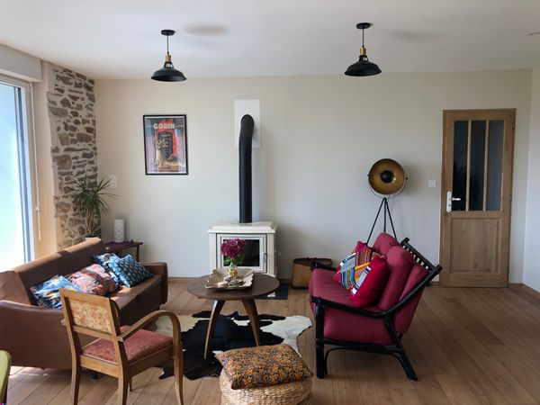 Chez Marie & Régis, une maison chaleureuse entre mer, campagne & ville sur un grand terrain